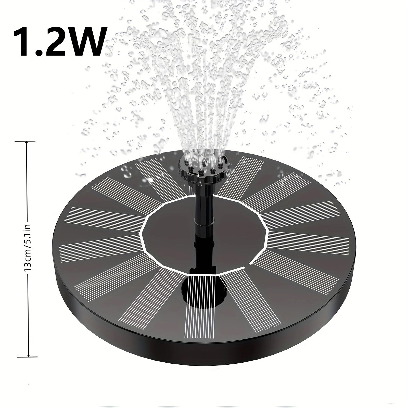 Solar Fountain Pump for Bird Baths Ponds Gardens Swimming Pools Fish Tanks