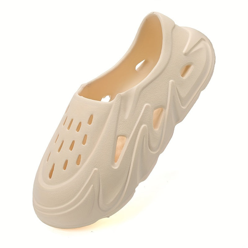 Men's Lightweight Comfy Clogs Hollow Out Non Slip Garden Shoes