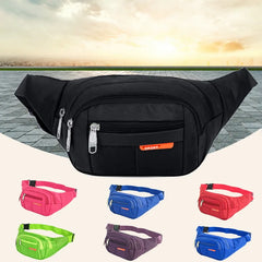 6 Colors Unisex Waist Pack Men Women Fanny Pack Bum Bag Travelling