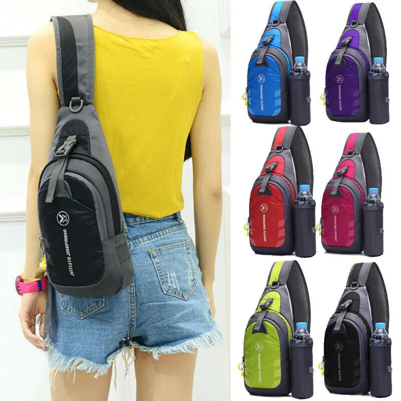 Waterproof Small Chest Bag Travel Sport Sling Messenger Cross Bags