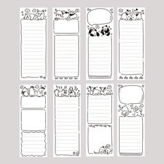 50 Sheets Animal Magnet Notepad for Fridge Grocery & Daily Tasks