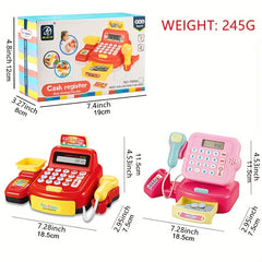 Kids Mini Supermarket Cashier Model with Light & Sound Effects