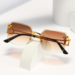 Men's Rimless UV Protection Sunglasses for Party