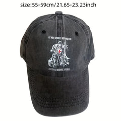 Warrior Vintage Baseball Cap Distressed Dad Hat Unisex Adjustable Couple Sun Hat