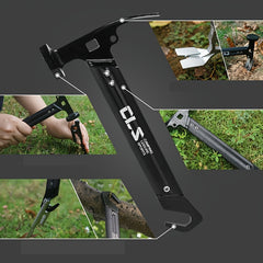 Mini Tent Hammer & Stake Remover Combo for Camping