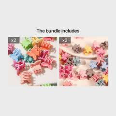 50Pcs Mini Hair Claw Clips For Baby And Girl Small Hair Accessories