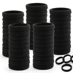 100 Large Hair Ties for Thick Hair Elastic Hair Bands No Seamless