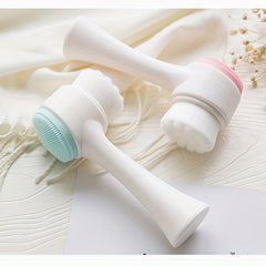 Silicone Soft Hair Face Wash Brush Manual Cleansing Brush