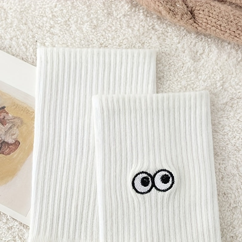 5 Pairs Women's Cartoon Print Socks