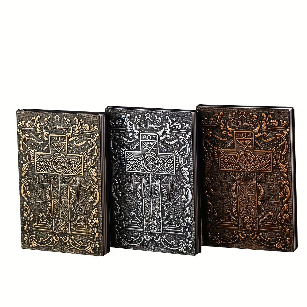 A5 3D Cross Notebook Bible Retro European Notepad Business Office Gift