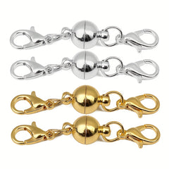 5pcs 6mm Copper Ball Magnet Clasp Bracelet DIY Accessory Set
