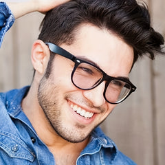 Men's Retro Reading Glasses Anti Light Protective Eyeglasses