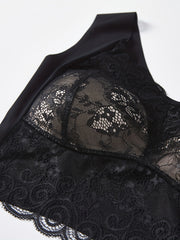 3pcs Lace Wireless Bras with Wide Straps