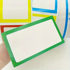 Self-Adhesive Large Label Stickers, Blank Handwritten Product Label Rolls