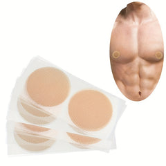 Men's Disposable Chest Stickers for Marathon Sports - Anti-convex Point