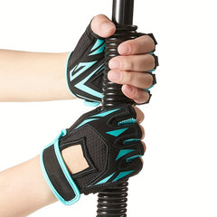 Summer Half Finger Gloves Anti Slip Breathable for Outdoor Cycling