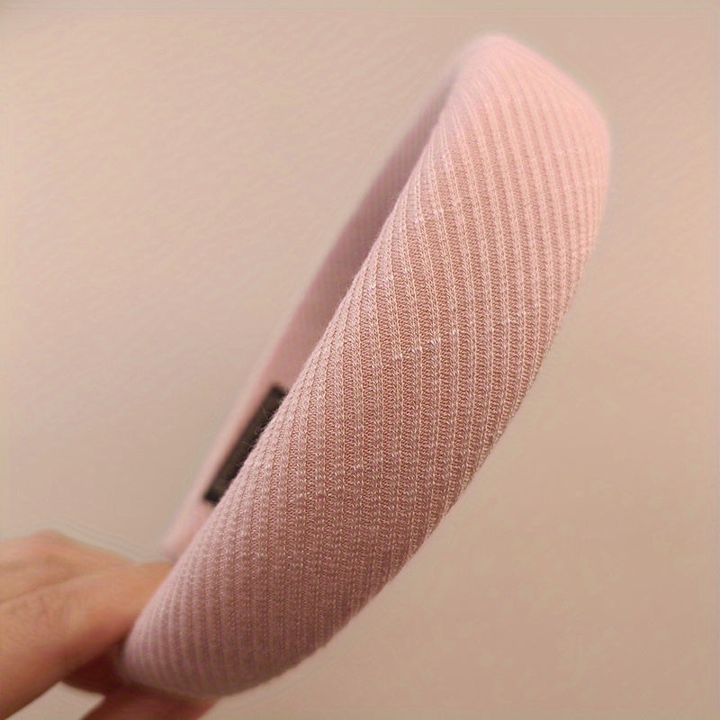 Candy Knitted Sponge Fabric Headband Hair Accessories