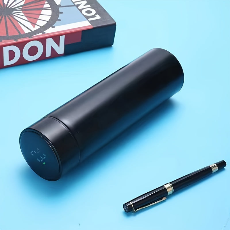 500ml Vacuum Insulated Stainless Steel Water Cup LED Display Touch Temp Sensor