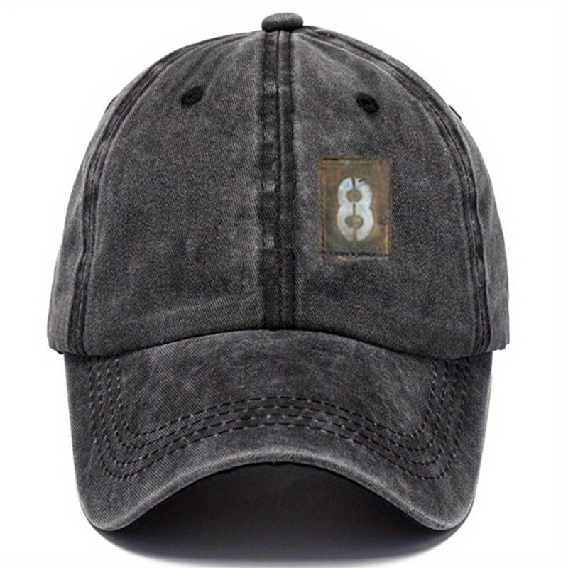 Distressed Vintage Baseball Cap Printed Hat