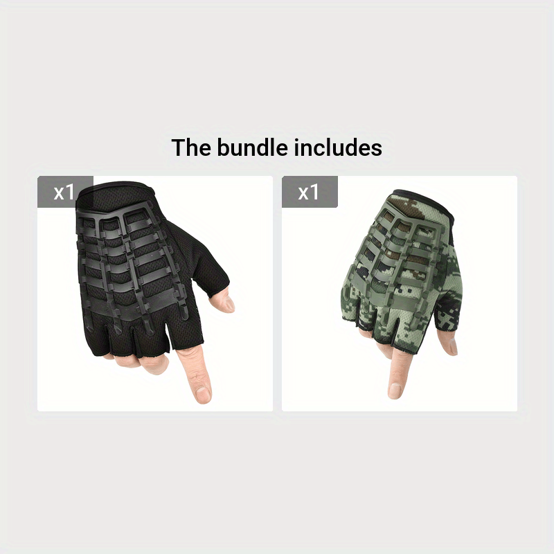 Tactical Non-slip Half-finger Gloves for Men and Women