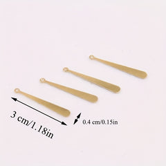 Copper Earring Accessories - Stick Shape Pendant - DIY Charms Decor