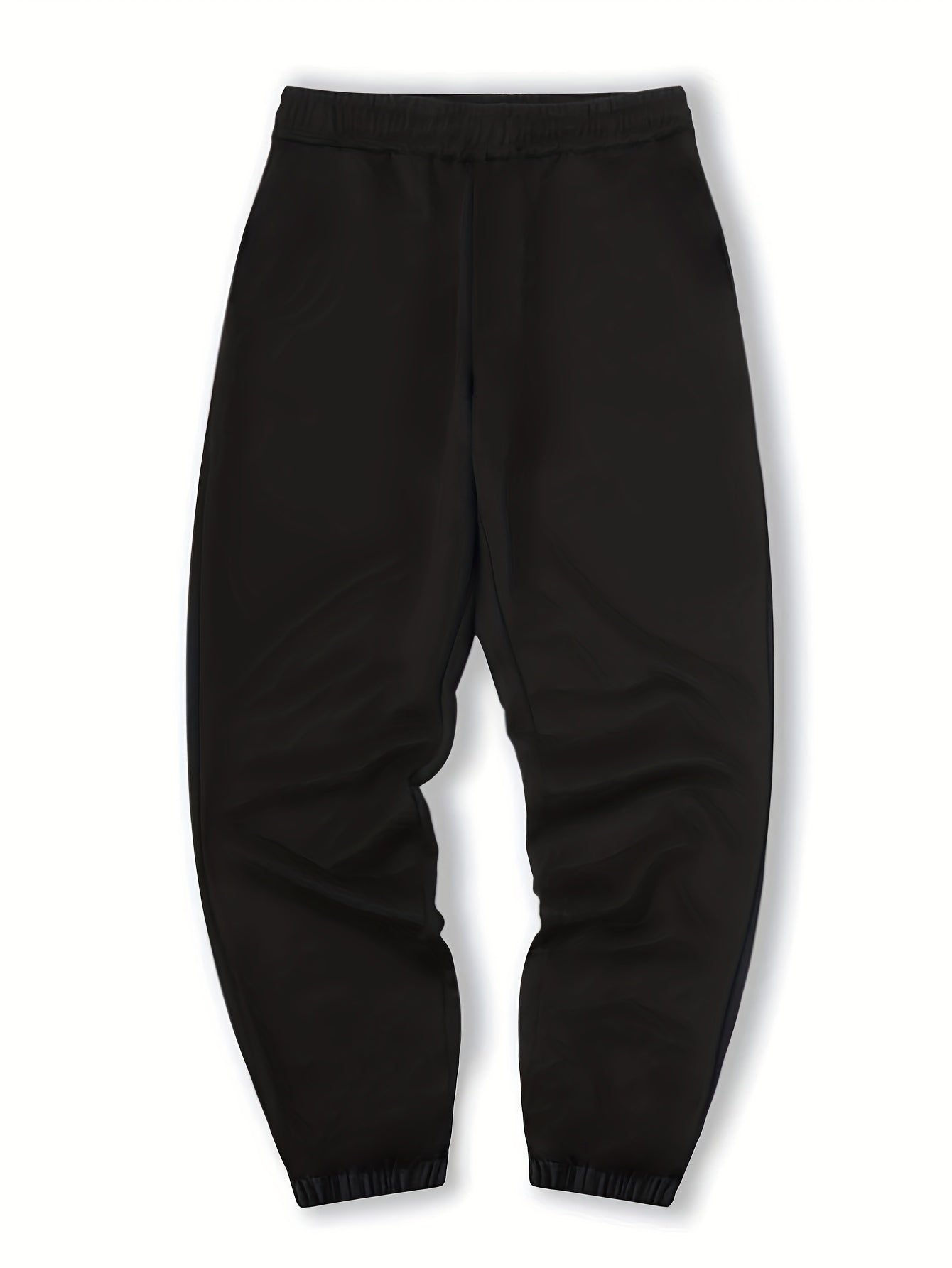 Men's Cartoon Face Print Joggers Casual Stretch Sports Pants