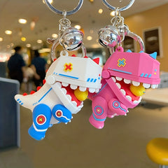 Funny Dinosaur Cartoon Key Chain for Men