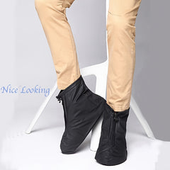 Waterproof Rain Boot Shoe Cover High Top Clear Shoes Dust Covers