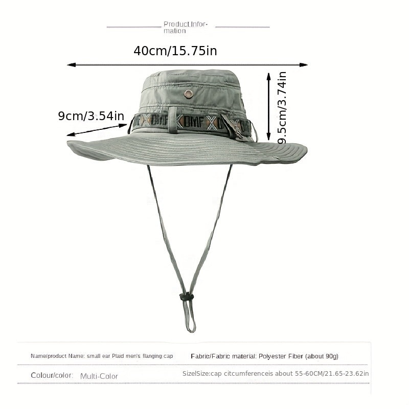 Water Proof Wide Brim Sun Visor Cap UV Protection