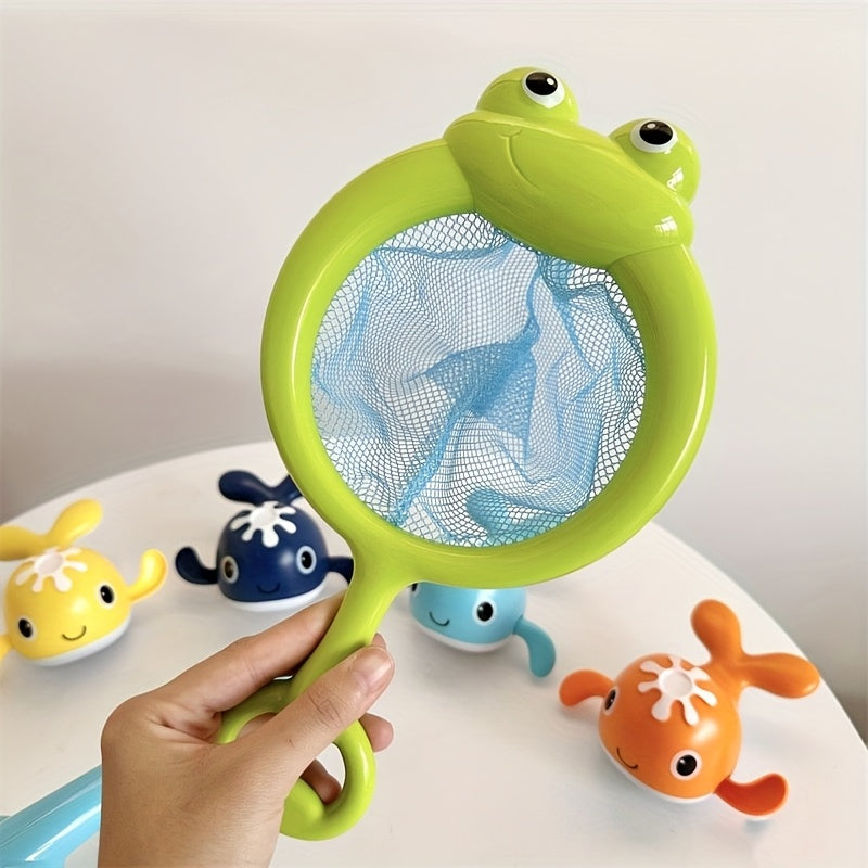Spring Swimming Whale Bath Toy Set