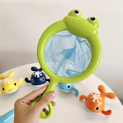 Spring Swimming Whale Bath Toy Set