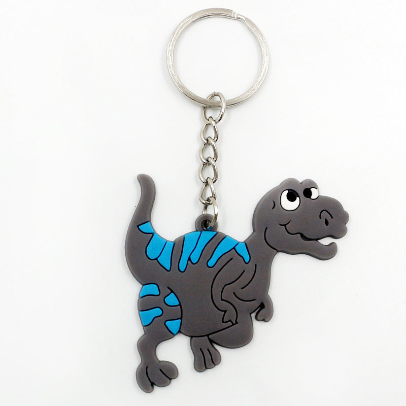 12 Dinosaur Keychains Pack