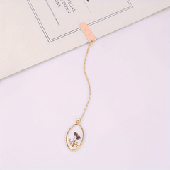 Crystal Dried Flower Bookmark - Portable Way to Mark Your Place