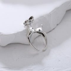Punk Style Retro Elk Shape Men Ring Hip Hop Ring