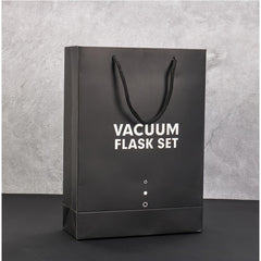 500ml Stainless Steel Vacuum Cup with 2 Lids, Leakproof Insulated Bottle