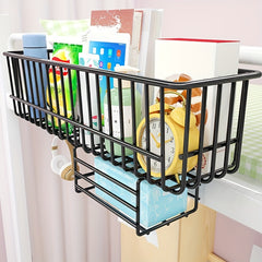 Bedside Storage Rack Hanging Basket Dorm Room Organizer