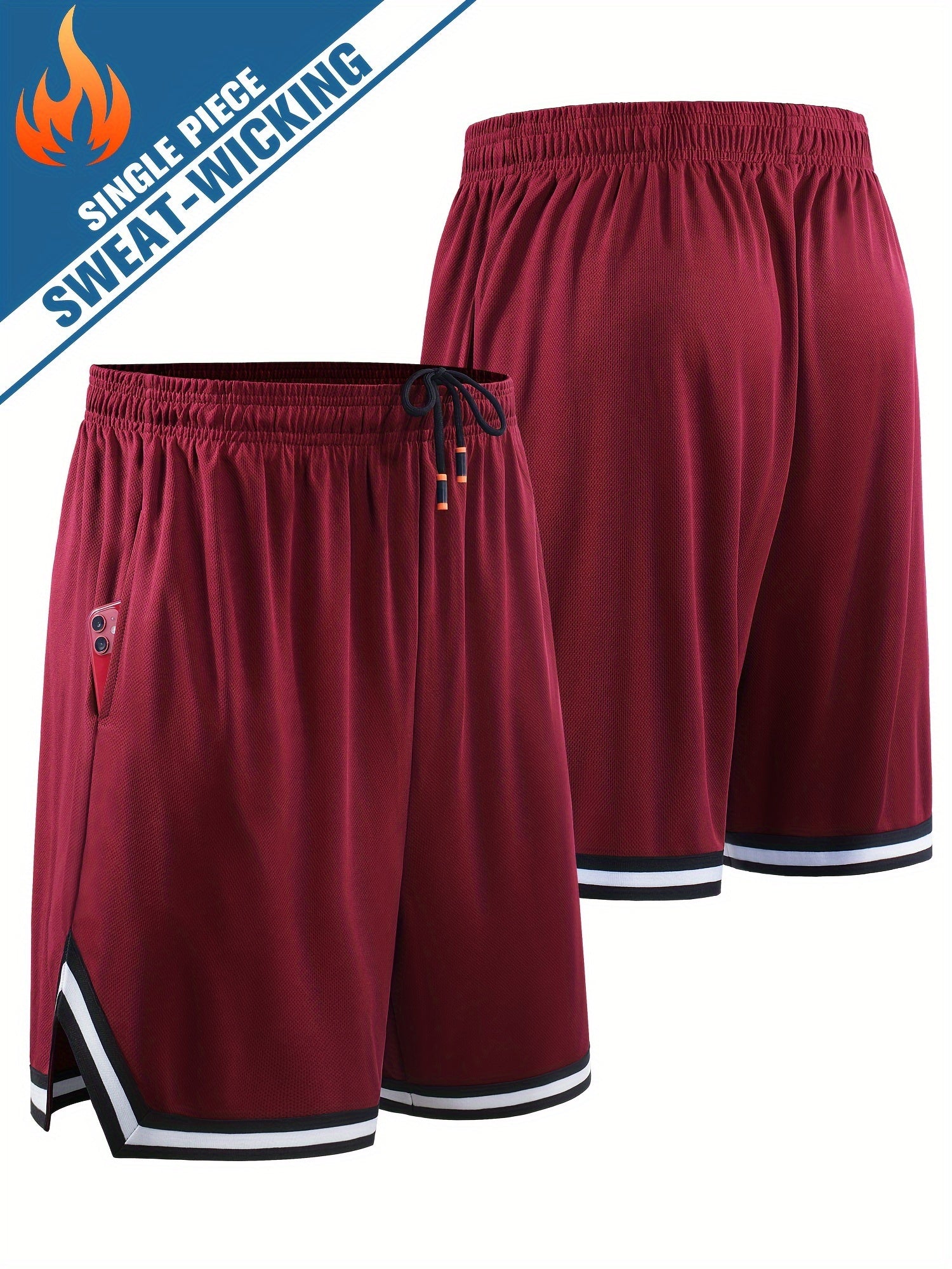 Men's Fast Drying Sports Shorts for Running Basketball Training