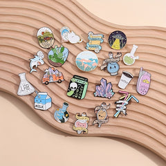5pcs Cute Animal Brooch Pins for Men, Gifts for Friends, Birthday