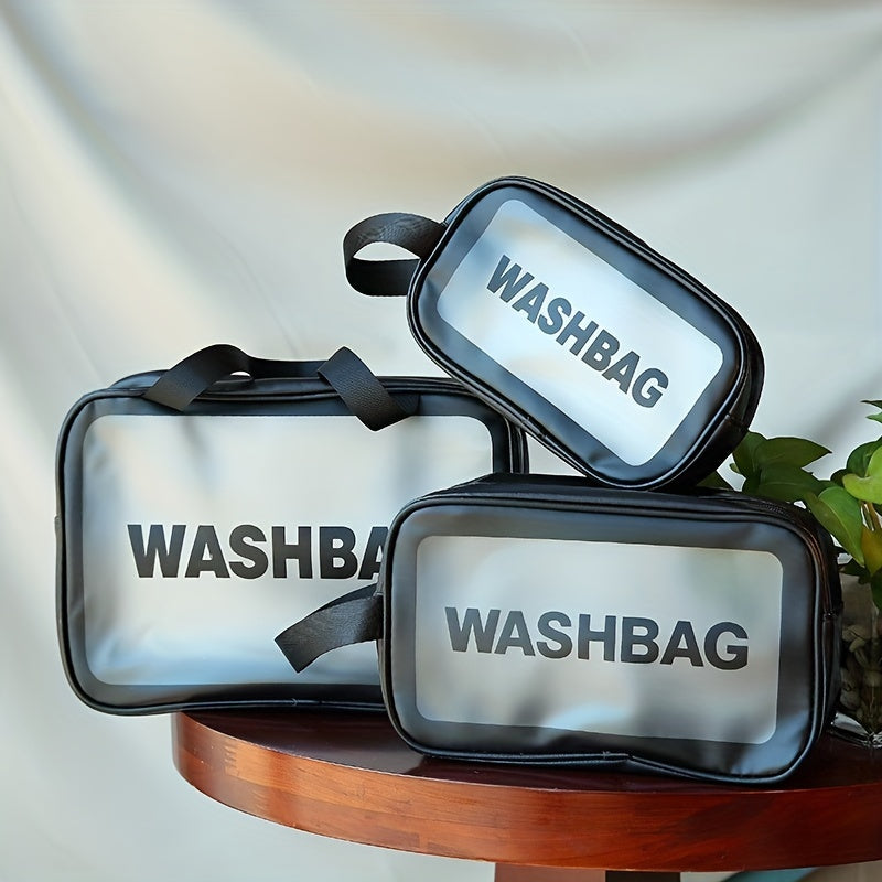 Portable Travel Storage Bag Toiletry Wash Bag Zipper Waterproof