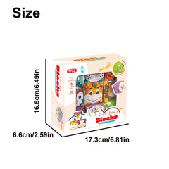 Animal Soft Blocks Stacking Toy for Toddlers - Shape Recognition