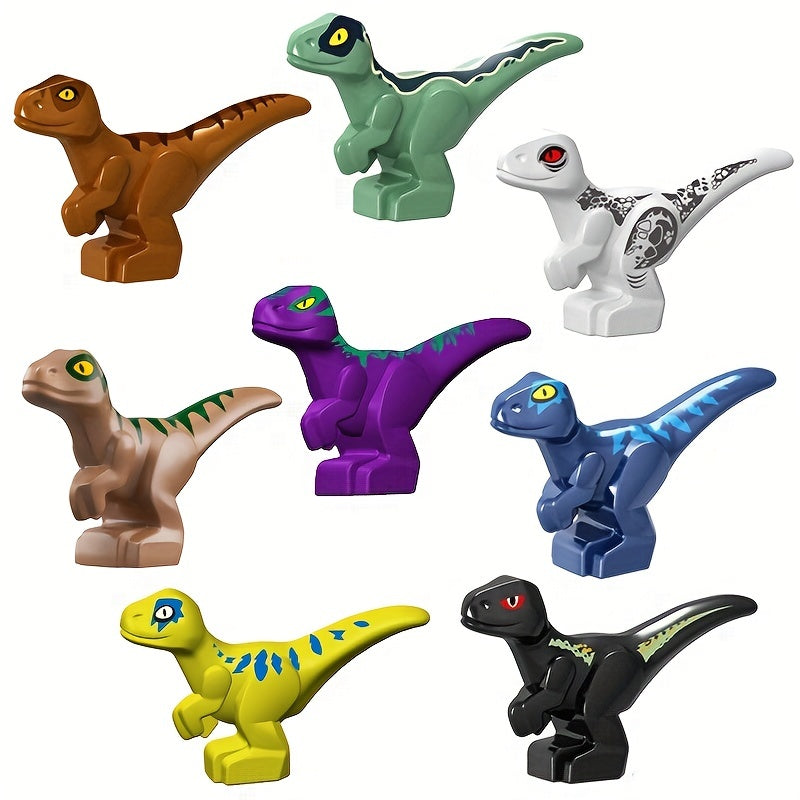 Mini Dinosaur Model Toys Building Blocks - 9 Colors Available
