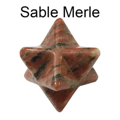 Mercaba Hexagram Polished Crystal Gemstone for Healing