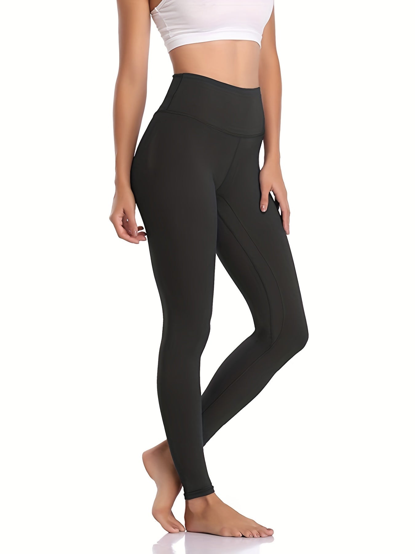 Women's High Waist Athletic Leggings for Yoga Fitness Gym