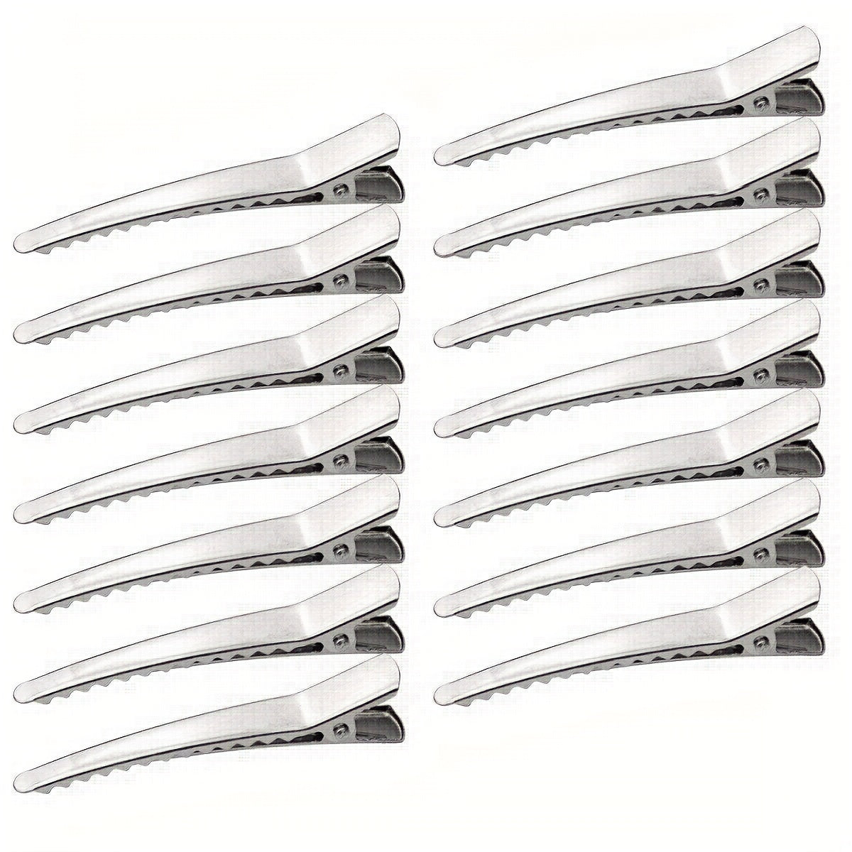 50 Packs 5.99 cm Metal Duck Billed Hair Clips for Women Girls Hairdresser