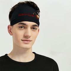 Space Themed Mesh Headband for Men - Reusable Muscle Support Band