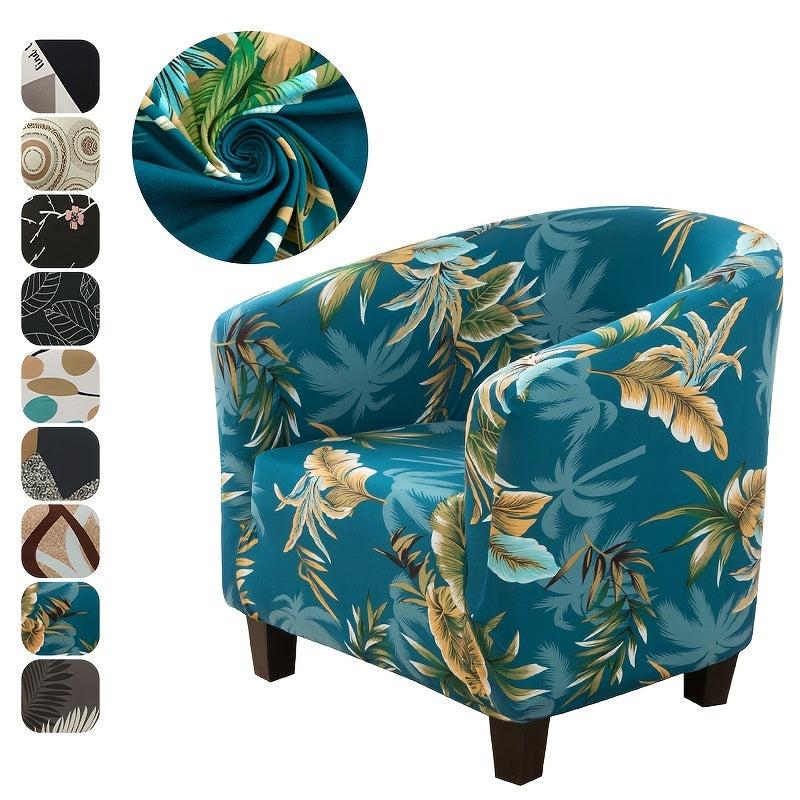 Stretch Barrel Chair Cover Spandex Armchair Slipcover