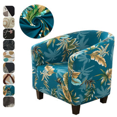 Stretch Barrel Chair Cover Spandex Armchair Slipcover