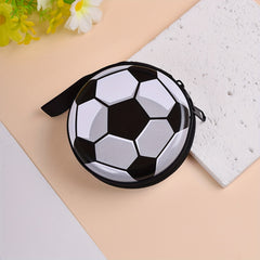 Kids Football Zipper Coin Purse Student Wallet For Boys And Girls