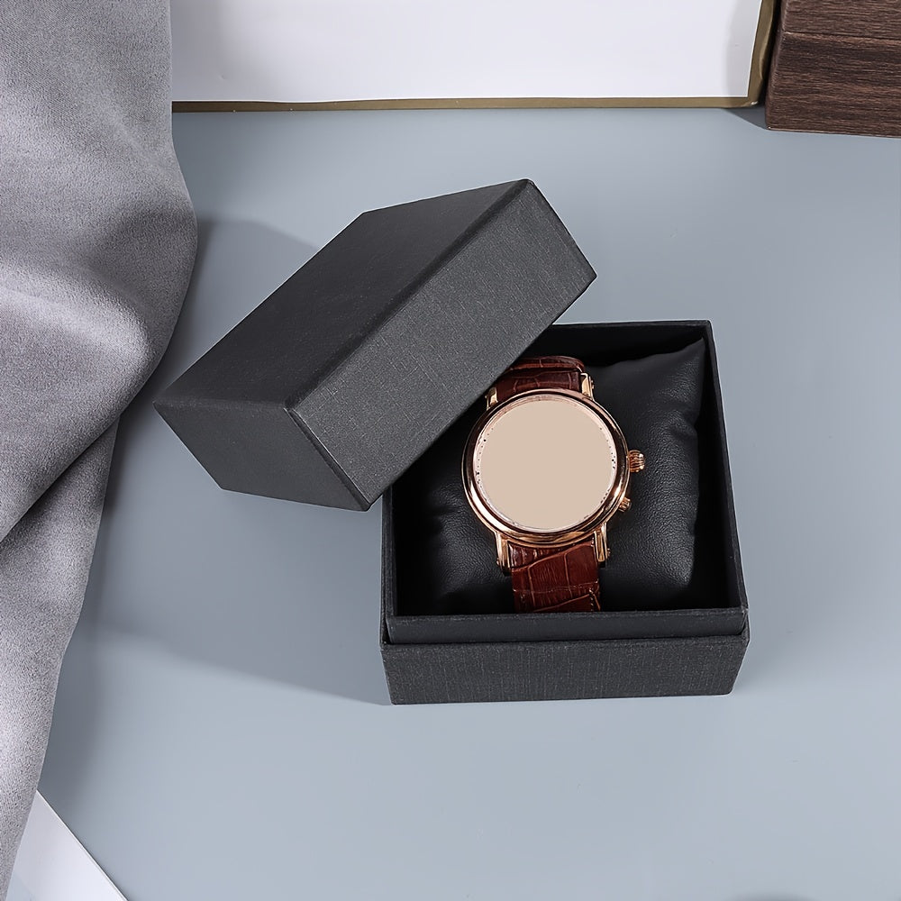 PU Leather Watch Box Organizer