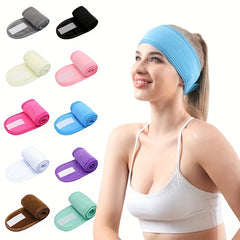 Women's Double Sided Cloth Headband Face Wash Head Bundle